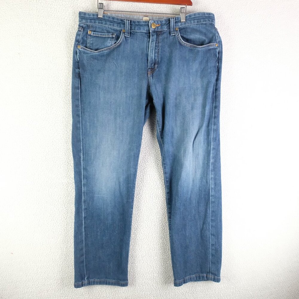 Agave Denim Jeans Mens 38x32 Blue No.12 Athletic Bixby Ranch Flex Medium Wash